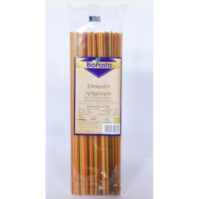 Σπαγγέτι Τρίχρωμο ΒΙΟ
